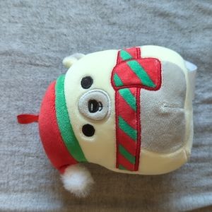 Squishmallows 4.5" Brooke the Polar Bear Christmas Ornament